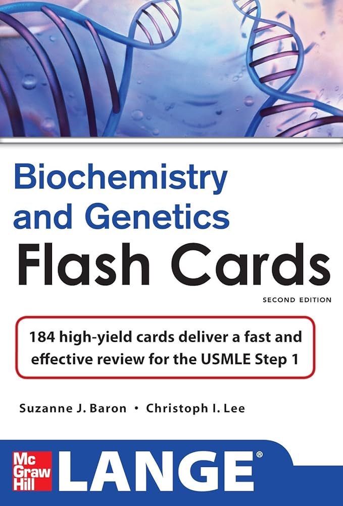 Lange Biochemistry and Genetics Flashhcards, Third Edition