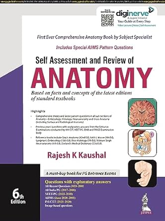 Self Assessment and Review of Anatomy, 6th Edition