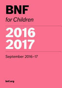 BNF for Children 2016-2017