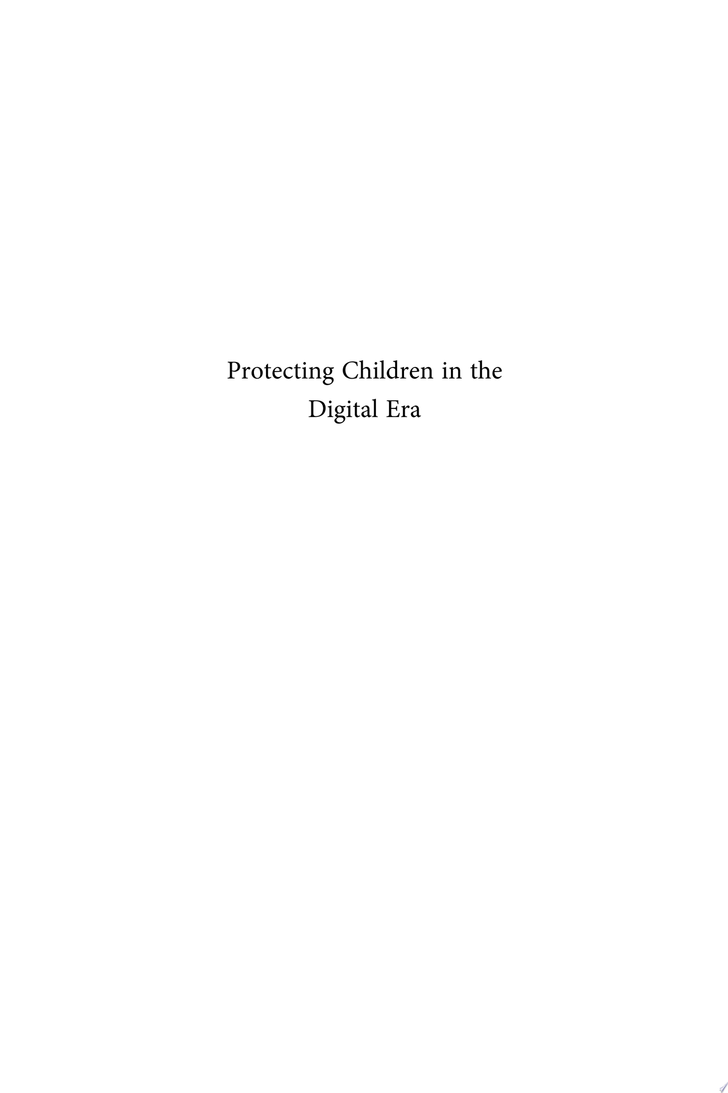 Pediatric Collections: Digital Media: Part 2: Media Effects