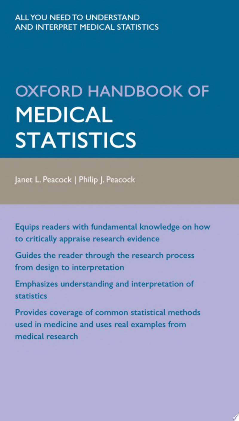 Oxford Handbook of Medical Statistics , 2nd Edition
