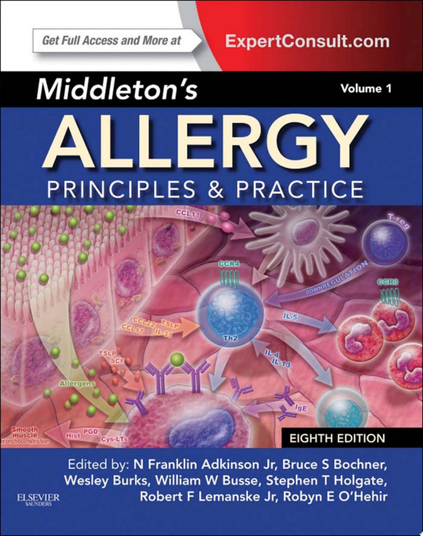 Middleton's Allergy 2-Volume Set: Principles and Practice , 9th Edition