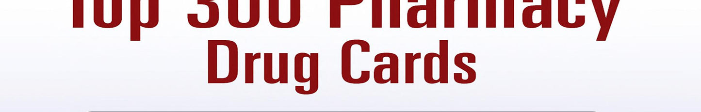 2024/2025 Top 300 Pharmacy Drug Cards, 7th Edition