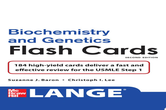 Lange Biochemistry and Genetics Flash Cards, 2nd Edition
