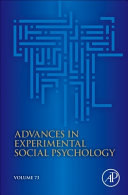 Advances in Experimental Social Psychology