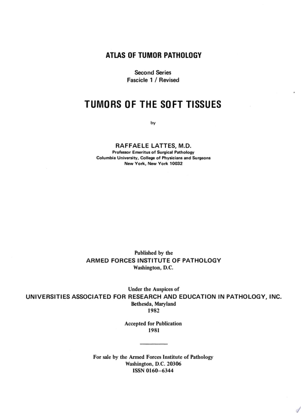 Tumors of the Soft Tissue