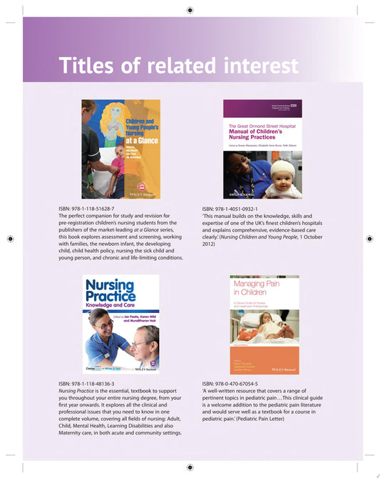 Fundamentals of Children’s Anatomy and Physiology