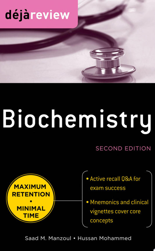 Biochemistry Course and Step 1 Review 1st Edition
