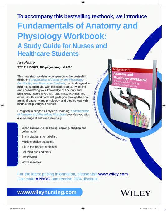 Fundamentals of Anatomy and Physiology: For Nursing and Healthcare Students, 3rd Edition