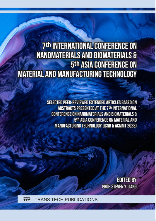 7th International Conference on Nanomaterials and Biomaterials and 5th Asia Conference on Material and Manufacturing Technology